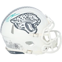 Casque Riddell Speed ​​Mini 2024 Salute To Service, autographié par Trevor Lawrence des Jaguars de Jacksonville