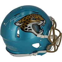 Casque authentique Riddell Flash Speed ​​autographié par Trevor Lawrence des Jacksonville Jaguars