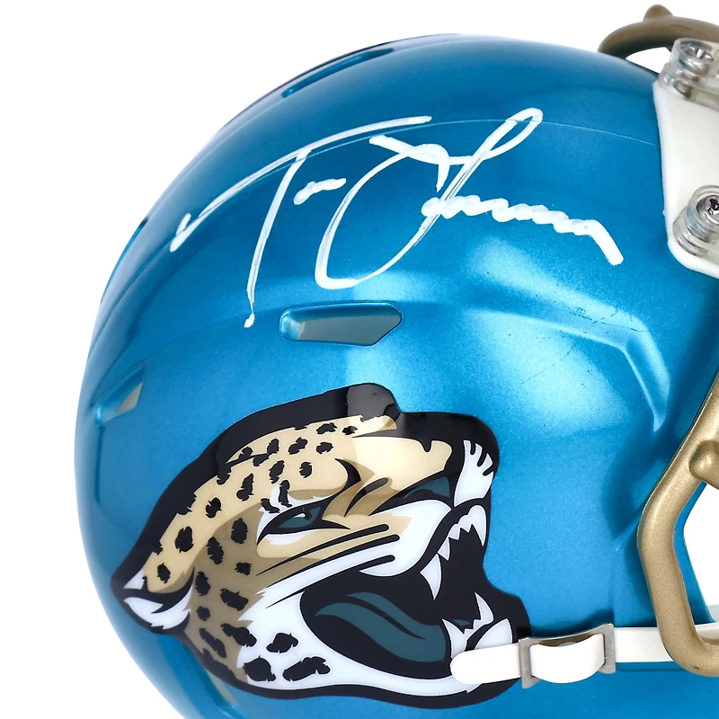 Casque Riddell Flash Speed ​​Mini autographié par Trevor Lawrence des Jacksonville Jaguars