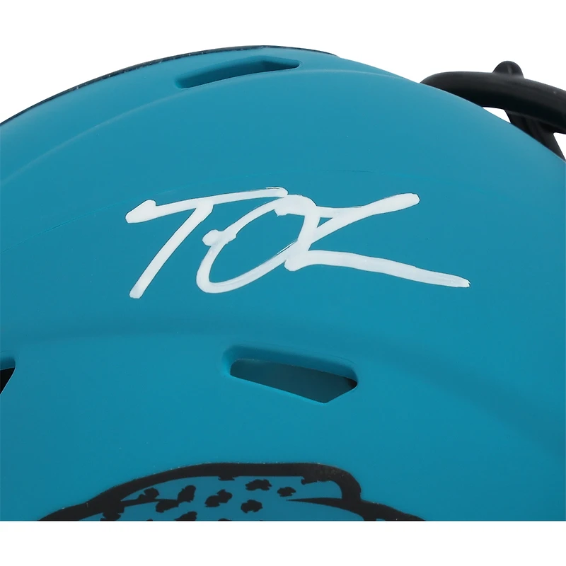 Trevor Lawrence Jacksonville Jaguars Autographed Riddell Rave Speed Mini Helmet