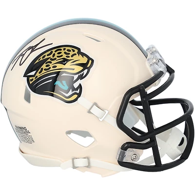 Trevor Lawrence Jacksonville Jaguars Autographed Riddell Retro Speed Mini Helmet