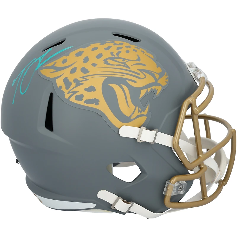 Casque réplique Riddell Slate Speed autographié par Trevor Lawrence des Jaguars de Jacksonville