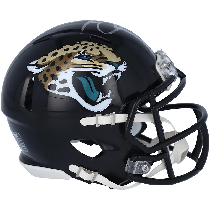 Casque Riddell Speed ​​Mini autographié par Trevor Lawrence des Jacksonville Jaguars