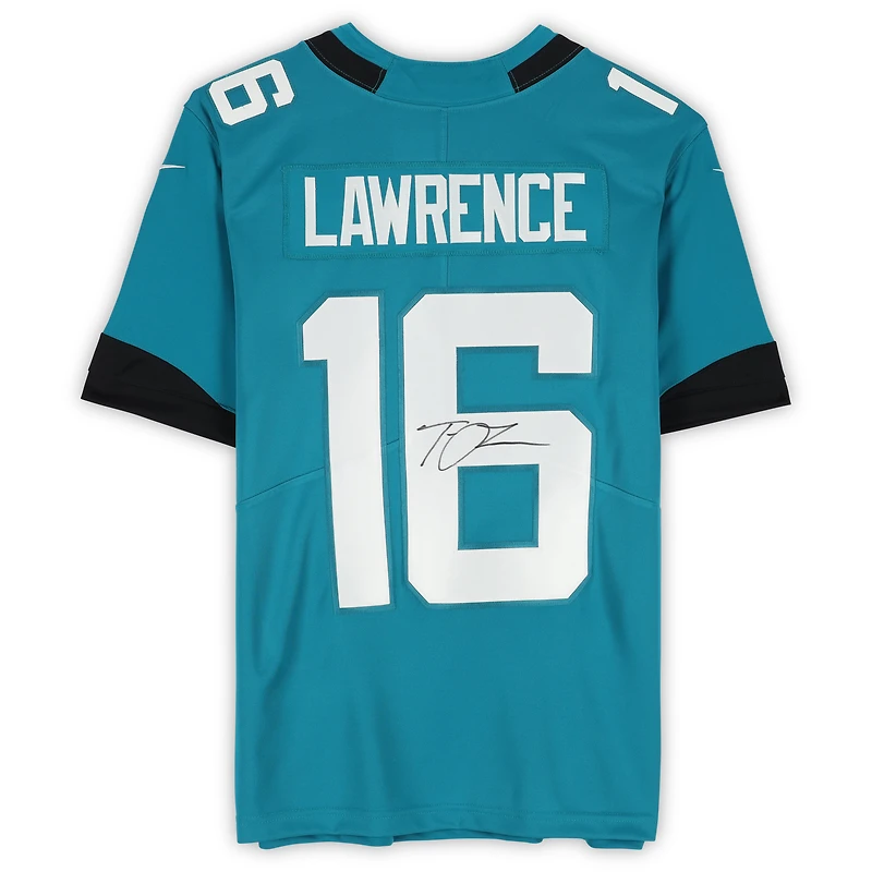 Trevor Lawrence Jacksonville Jaguars Autographed Teal Nike Limited Jersey
