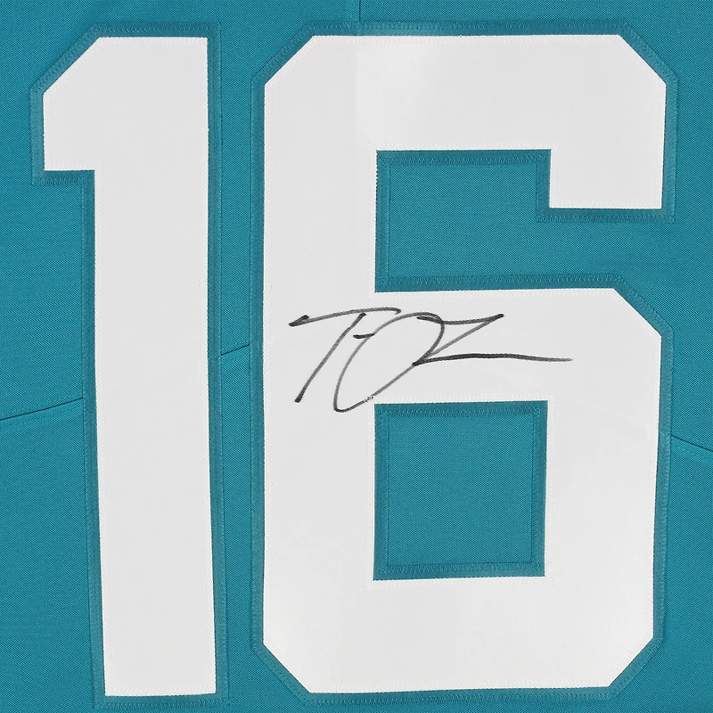 Maillot Nike Limited turquoise autographié par Trevor Lawrence des Jaguars de Jacksonville
