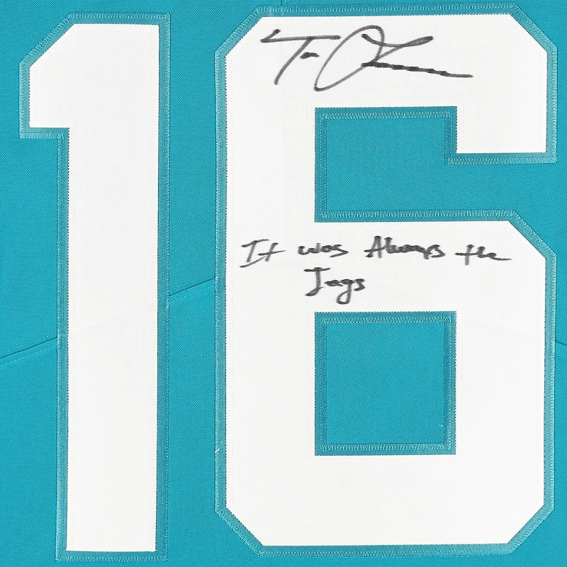 Maillot Nike Jacksonville Jaguars autographié par Trevor Lawrence en édition limitée bleu sarcelle avec inscription « It Was Always the Jags »