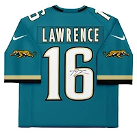 Trevor Lawrence Jacksonville Jaguars Autographed Teal Throwback Elite Jersey 
