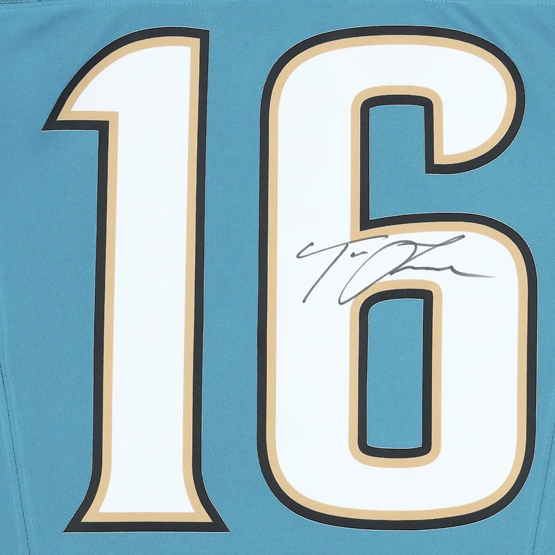 Trevor Lawrence Jacksonville Jaguars Autographed Teal Throwback Limited Jersey 