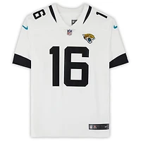 Trevor Lawrence Jacksonville Jaguars Autographed White Nike Limited Jersey with "2021 #1 Pick" Inscription