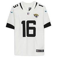 Maillot Nike dédicacé par Trevor Lawrence White des Jacksonville Jaguars