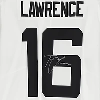 Maillot Nike dédicacé par Trevor Lawrence White des Jacksonville Jaguars