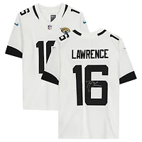 Maillot Nike dédicacé par Trevor Lawrence White des Jacksonville Jaguars