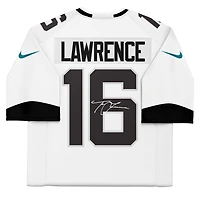 Maillot Nike dédicacé par Trevor Lawrence White des Jacksonville Jaguars