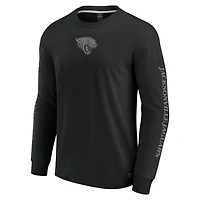 Unisex Fanatics Black Jacksonville Jaguars Elements Strive Long Sleeve T-Shirt