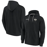 Sweat à capuche unisexe Fanatics noir Jacksonville Jaguars Elements en polaire ultra douce