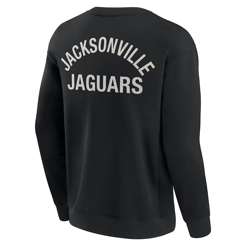 Sweat-shirt unisexe Fanatics noir Jacksonville Jaguars Elements ultra doux
