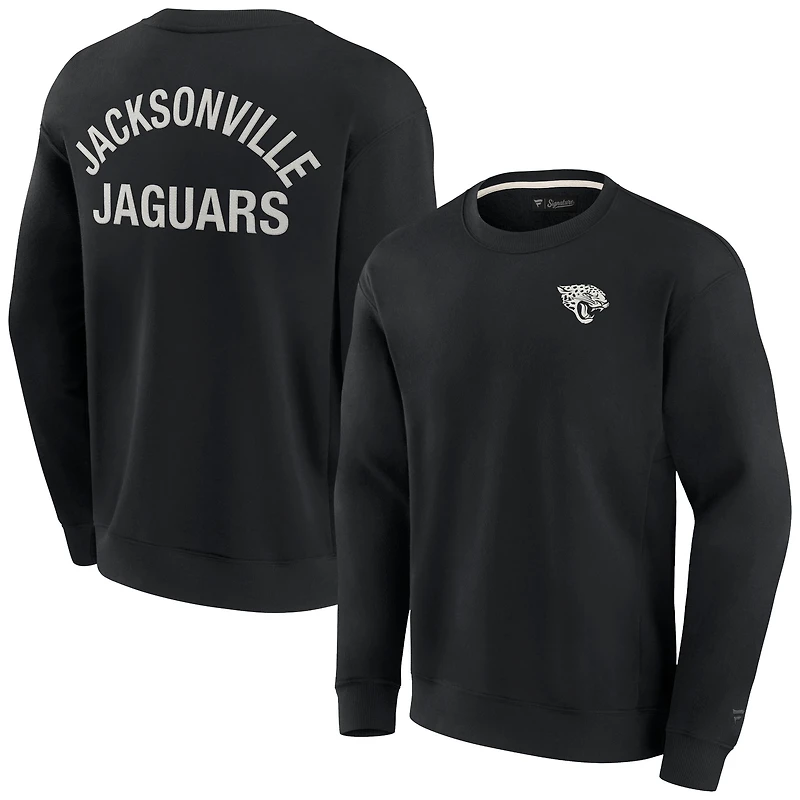 Sweat-shirt unisexe Fanatics noir Jacksonville Jaguars Elements ultra doux