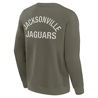 Unisex Fanatics Olive Jacksonville Jaguars Elements Super Soft Pullover Sweatshirt