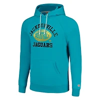 Sweat à capuche unisexe Hommage Sarcelle Jacksonville Jaguars Hyperlocal Raglan