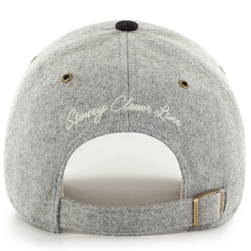 Unisex Stoney Clover Lane x '47 Gray/Black Jacksonville Jaguars Block Clean Up Adjustable Hat