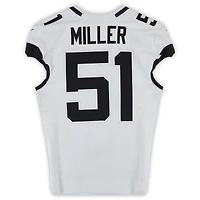 Ventrell Miller Jacksonville Jaguars Game-Used #51 White Nike Jersey vs. Indianapolis Colts on December 28, 2025