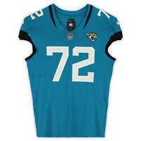 Walker Little Jacksonville Jaguars Game-Used #72 Teal Nike Jersey vs. Los Angeles Chargers on November 16, 2025
