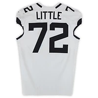 Maillot blanc Nike n° 72 porté par Walker Little (Jaguars de Jacksonville) lors du match contre les Colts d'Indianapolis le 28 décembre 2025