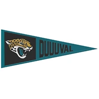 Fanion à slogan WinCraft Jacksonville Jaguars 13" x 32"