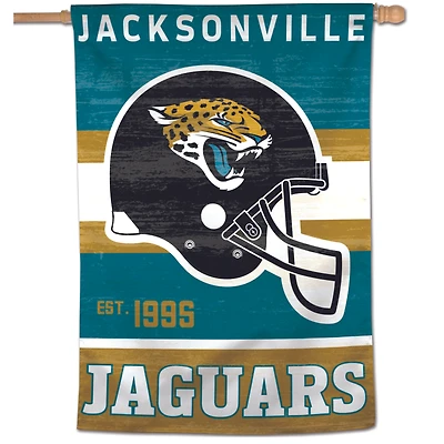 Bannière verticale rétro simple face WinCraft Jacksonville Jaguars 28" x 40"