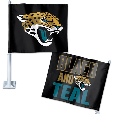 WinCraft Jacksonville Jaguars Double-Sided Slogan Car Flag