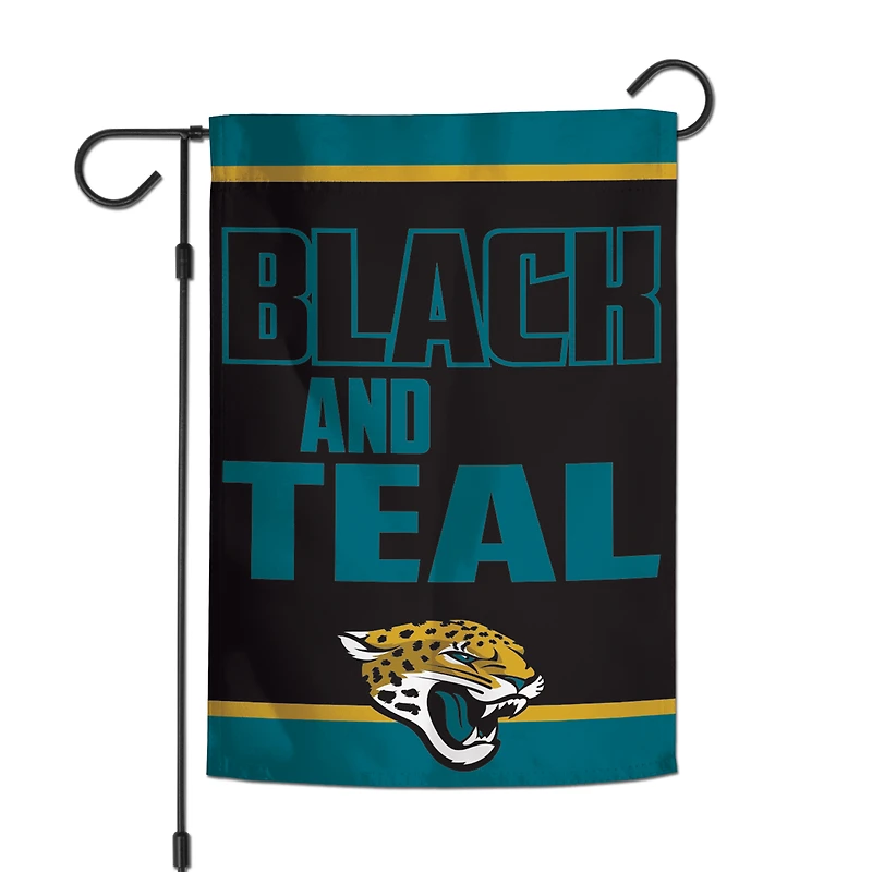 WinCraft Jacksonville Jaguars Team Drapeau de jardin 2 faces 30,5 x 45,7 cm