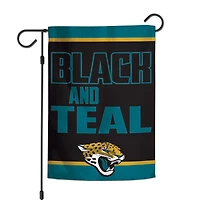 WinCraft Jacksonville Jaguars Team Drapeau de jardin 2 faces 30,5 x 45,7 cm