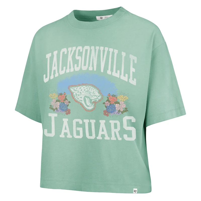 T-shirt court Florentina Montauk pour femme '47 Mint Jacksonville Jaguars