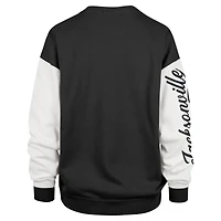 Women's '47  Black Jacksonville Jaguars Double Header Rise Andie Pullover Sweatshirt