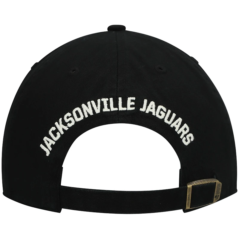 Casquette ajustable Finley Clean Up noire Jacksonville Jaguars '47 pour femmes