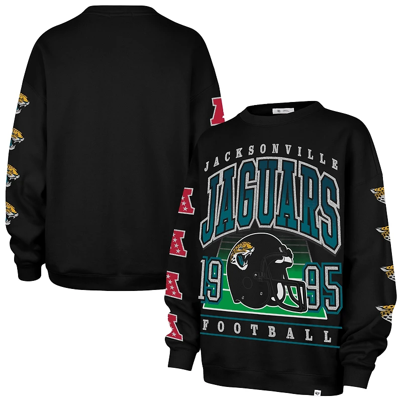 Sweat-shirt oversize noir « 47 » des Jaguars de Jacksonville pour femme