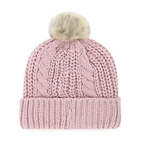 Bonnet tricoté à revers rose Jacksonville Jaguars Meeko Dusty Rose '47 pour femme avec pompon