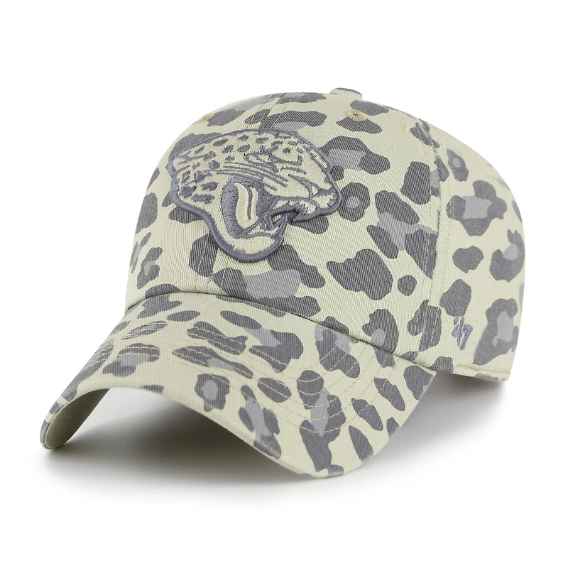 Women's '47  Gray Jacksonville Jaguars Bagheera Clean Up Adjustable Hat