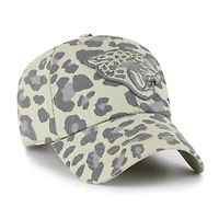 Women's '47  Gray Jacksonville Jaguars Bagheera Clean Up Adjustable Hat