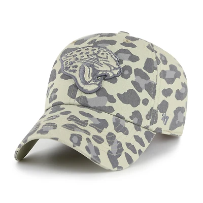 Women's '47  Gray Jacksonville Jaguars Bagheera Clean Up Adjustable Hat