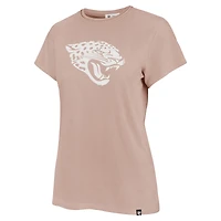 Women's '47  Light Pink Jacksonville Jaguars Premier Frankie T-Shirt