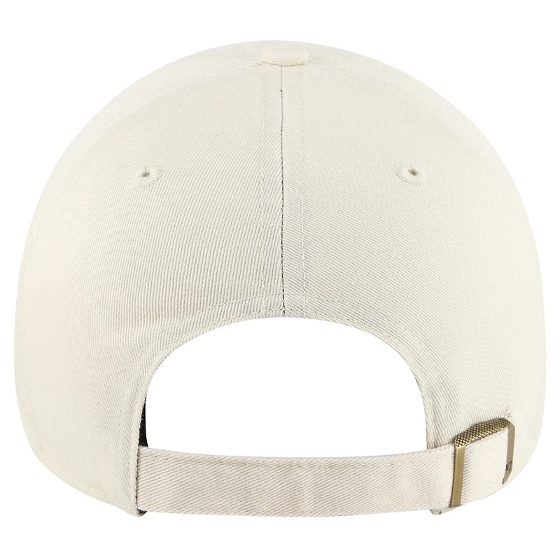 Women's '47  Natural Jacksonville Jaguars Ballpark Cheer Clean Up Adjustable Hat
