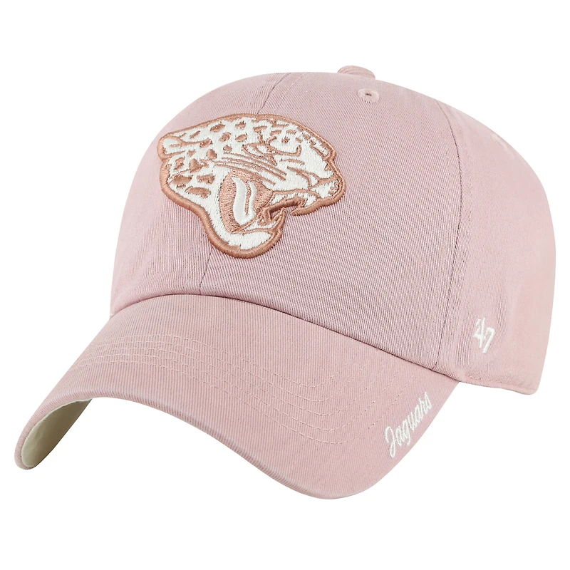 Casquette ajustable rose « 47 » pour femme Jacksonville Jaguars Ballpark Cheer Dusty Rose Clean Up