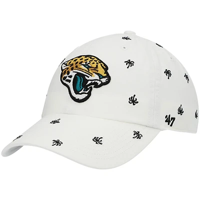 Casquette réglable '47 Jacksonville Jaguars Confetti Clean Up pour femme, blanc