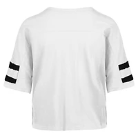 T-shirt court à col en V Jacksonville Jaguars Double Header Scout pour femme, blanc, '47
