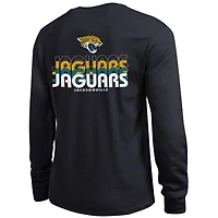 T-shirt à manches longues noir Champion pour femme des Jacksonville Jaguars Core