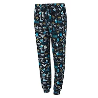 Ensemble de nuit pour femme Concepts Sport Black Jacksonville Jaguars avec t-shirt à manches longues et pantalon couleur châtain