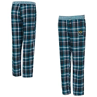 Women's Concepts Sport  Black Jacksonville Jaguars Laney Plaid Tri-Blend Pants