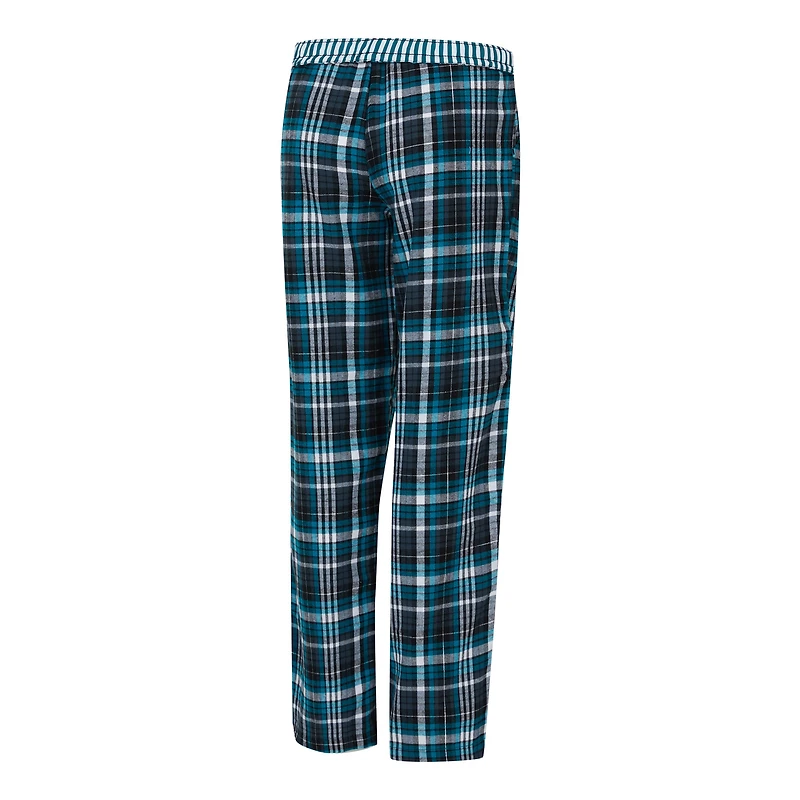 Women's Concepts Sport  Black Jacksonville Jaguars Laney Plaid Tri-Blend Pants