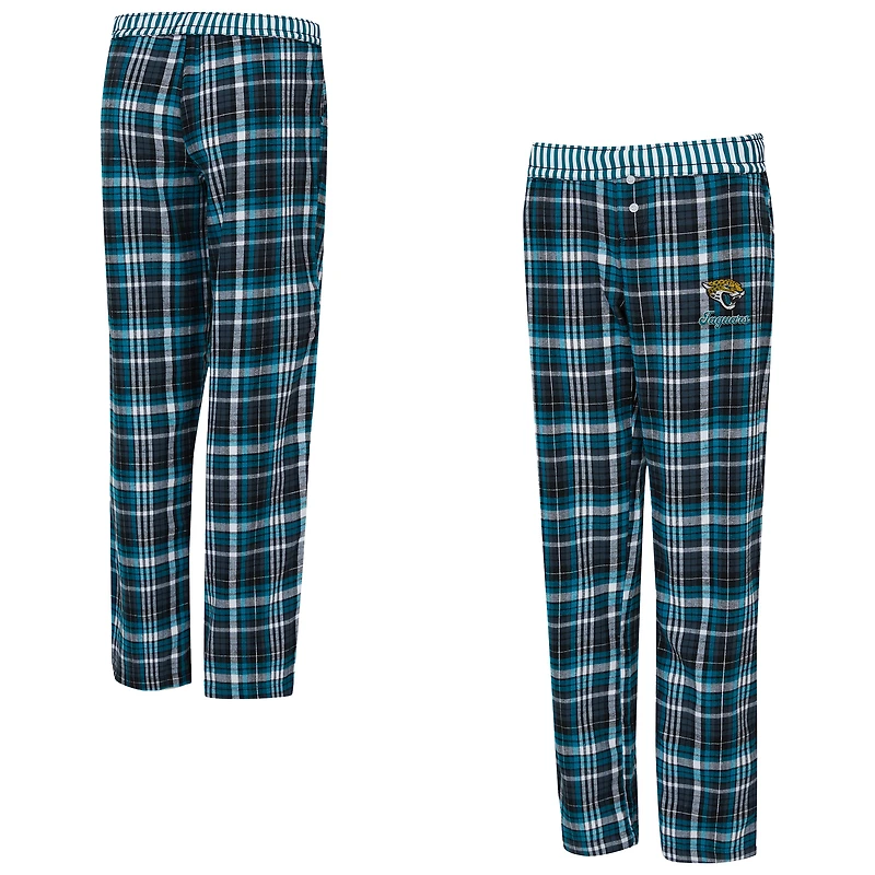 Pantalon à carreaux tri-mélange Laney noir pour femme Concepts Sport des Jaguars de Jacksonville